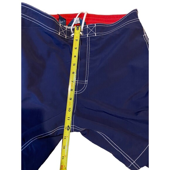 Polo Ralph Lauren Swim Trunks Mens S Blue Swim Drawstring Mesh Lined Red Pony - Picture 9 of 16